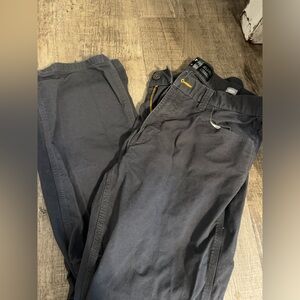 Men's grey ariat rebar pants